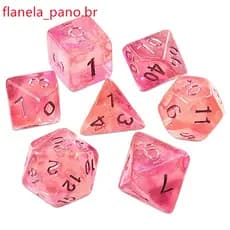 misturado duas cores camaleão jogo de tabuleiro DND dados para Jogos de Tabuleiro e RPG