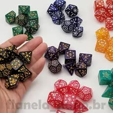 Conjunto De Dados Multifacetados star element , Jogo De Tabuleiro , De Estrela