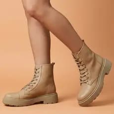 Coturno Sua Cia Cano Médio Bota Confortável