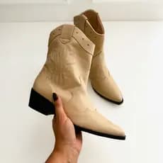 Bota Western Sua Cia Cano Médio Moda Country Cowgirl