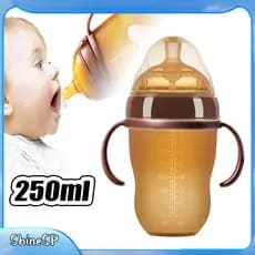 Mamadeiras De Silicone Anti-cólicas Com Toque Naturalwate  Alta qualidade Pronta Entrega!