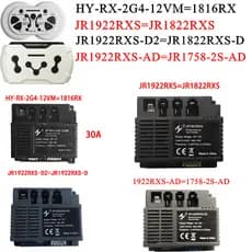 JR1816XD-12V HY-RX-2G4-12VM JR1922RXS-D2 JR1922RX-AD Receptor 2.4G Para Carro Elétrico Infantil Com Controle Remoto De Partida Suave