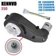 Caixa De Engrenagens Elétrica Do Motor Carro Brinquedo Das Crianças De 24V RS550 , 6V 12V RS390 Passeio Na , Da Roda , R