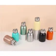 Copo Térmico em Aço Inoxidável 300ml com Tampa Rosqueável e Alça