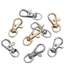 Fechos Mosquetão 32mm - 10 ou 20 Unidades para Uso Variado