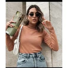 blusa de frio #MX33 básica cacharrel moda feminina