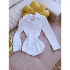 camisa #CS20 manga longa duna moda feminina