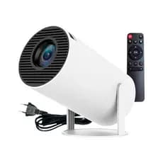 Projetor Wi-fi lançamento Portátil com Android HDMI Smart Cinema Hy300 4k HD com controle envio imediato