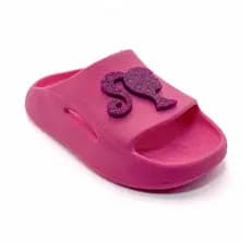 Chinelo Slide Menina Personagem Barbie Rosa Confortável Macia Leve 21 ao 32