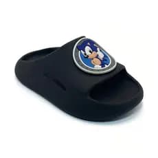 Chinelo Do Sonic Infantil Menino Nuvem Macio Antiderrapante Passeio Escola Ortopédico Game Jogos