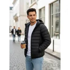 No.12 Jaqueta Bobojaco Masculina com Capuz – Conforto, Estilo e Proteção Contra o Frio