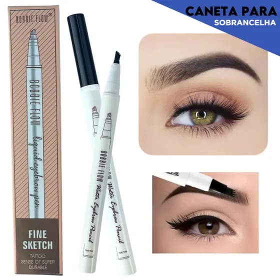 Caneta Para Sobrancelha a Prova Da Água Henna - Mazzal