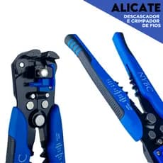 Alicate Descascador De Fio Crimpador Terminal - Mazzal