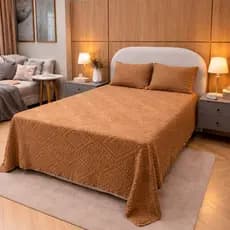 Kit Colcha Manta Aconchego Jacquard Extra Macio Premium 2,50 x 2,20 Cobertor Microfibra Aveludada