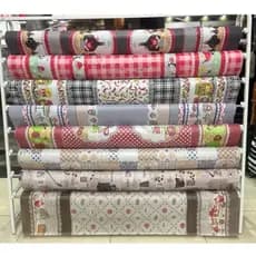 Toalha de Mesa Cozinha de Plástico PVC Térmico Para  4, 6 e 8 Lugares opção Estampas Impermeável *Oferta Limitada