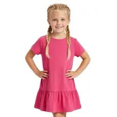Vestido Infantil menina 100% Algodão – Toque Macio, Leve e Confortável Cores Diversas