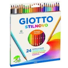 Lapis de cor Giotto 12 e 24 Cores
