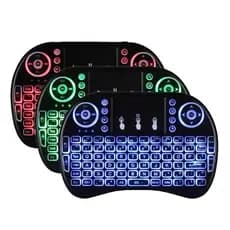 Mini Teclado Com Iluminação Para Smart Tv, Tablet, Xbox360/Ps3 MINI KEY