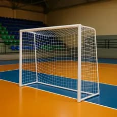 Par de Redes Futsal Futebol de Salão Gol Oficial Uv Par modelo Véu Nylon Pronta Entrega
