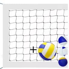 Kit Rede de Vôlei 5 Metros com Bola Vai Inflada(cheia)