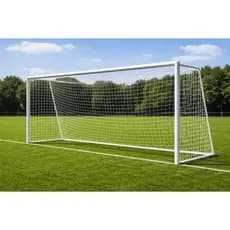 Rede de Futebol de Campo Profissional Fio 4mm Nylon com Proteção UV - Par Resistente