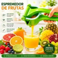 Espremedor de Frutas Manual Prático para Sucos Natural