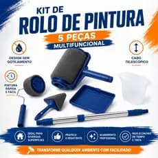 Kit de Rolo de Pintura Inteligente  – 5 Peças Multifuncional