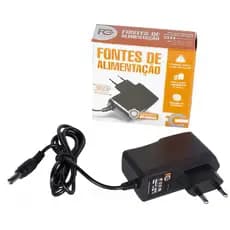 Fonte adaptadora 12v 1a FC Roteadores Modem Fitas e Luminarias LED