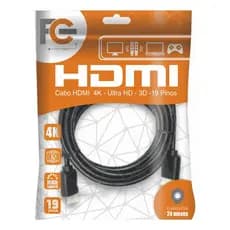 Cabo 2 metros Hdmi Ultra Hd 4k Fc Fontes