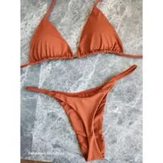 Biquini Micro Fio Dental Fita Para Marquinha Perfeita Bronze Verão 2026 Poliamida
