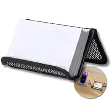 Suporte Porta-cartões/Celular para mesa malha de metal Escritório Home Office Cartão