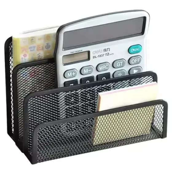 Porta Treco Organizador Escritório Papéis Carta Papelaria Home Office