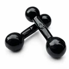 Par Halteres Emborrachado 3kg (6kg Total) Peso Para Exercícios Academia Treino em Casa