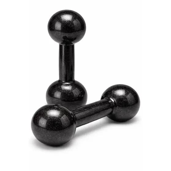 Par Halteres Emborrachado 2kg (4kg Total) Peso Para Exercícios Academia Treino em Casa