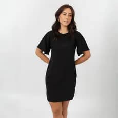 Vestido Feminino Curto Casual Manga Curta Elegante Social - Ágatha
