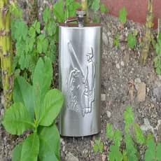 Cantil De Bolso Em Aço Inox 201 ml 7oz Porta Bebidas