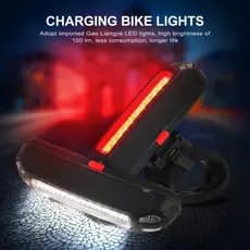 Lanterna Sinalizador Traseira Led 2 Cores Bike Recarregável