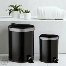 Lixeira Banheiro Cozinha Cesto de lixo com Tampa e Pedal 5 e 12 Litros