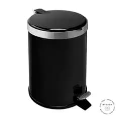 Lixeira Banheiro Cozinha Cesto De Lixo Com Tampa E Pedal 12 Litros