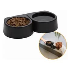 Comedouro P/ Cães E Gatos Elevado Fixação Parede Ergonômico