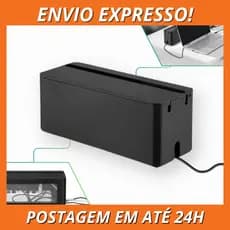 Caixa Para Proteger E Organizar Tomadas Fios Cabos Fontes 30cm