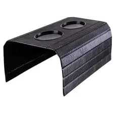 Esteira Bandeja Porta Copos Para Braço Sofa Corino Luxo