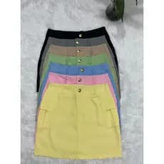 Saia curta Cargo Alfaiataria linlinmoda 002