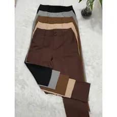 8011Calça  Duas botoes Feminina Alfaiataria.linlin
