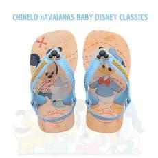 Chinelo Havaianas baby classicos Minie e Mickey original infantil de cortinha de amarrar atras