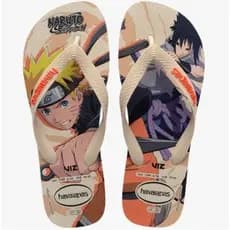 Havaianas Naruto Original Chinelo Anime Masculino Feminino Confortável Antiderrapante Estampado Moda Verão