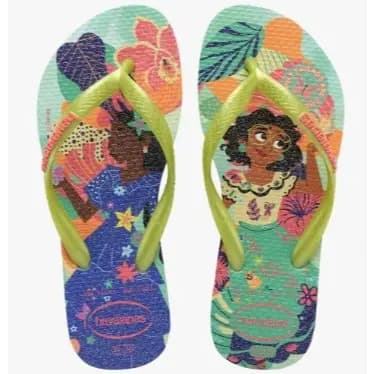 Chinelo Havaianas Infantil Slim Princesas Criança Menina original