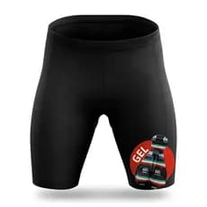 Bermuda Ciclismo Masculina Forro em Gel Alta Densidade com Bolso Preta Pedal Bike Promoção