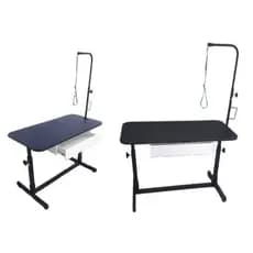 Mesa Tosa Grande Pet Regulável 1,10 X 0,54 Mts Com Gaveta
