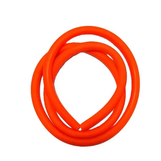 Tubo de Latex Borracha 204 LARANJA NEON - Garrote Tripa de Mico à partir 1MT Uso em Exercícios, Estilingue, Atiradeira.